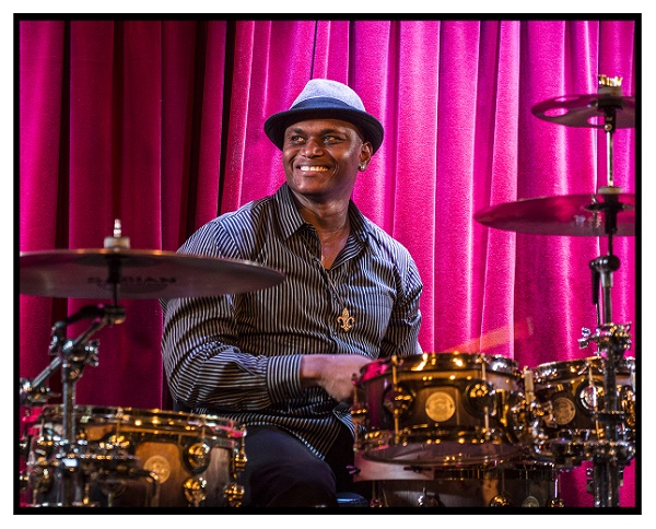 Lonnie Jones, drummer for the Laurie Morvan Band