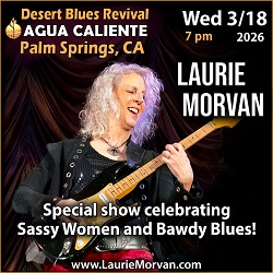 Laurie Morvan appearing at Agua Caliente Cascade Lounge in Palm Springs, CA on March 18, 2026.