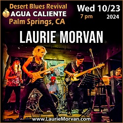Laurie Morvan at Agua Caliente's Desert Blues Revival in Palm Springs, CA on October 23, 2024.