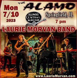 The Alamo in Springfield IL presents Laurie Morvan on Monday July 10, 2023.