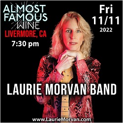 Almost Famous Wine presents Laurie Morvan Band on Fri, November11, 2022