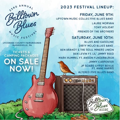 Billtown Blues Festival lineup.
