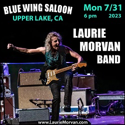Laurie Morvan Band plays at Blue Wing Saloon on Monday July31, 2023.