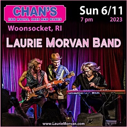 Laurie Morvan Band at Chan's in Woonsocket, RI on June 11, 2023.
