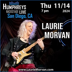 Laurie Morvan plays Humphreys Backstage Live on November 14, 2024