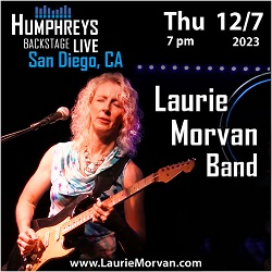 Laurie Morvan Band at Humphreys Backstage Live in San Diego on December 7, 2023.