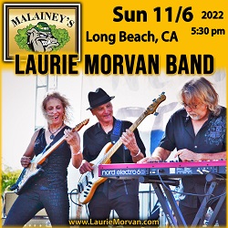Cadillac Zack Presents Laurie Morvan Band at Malainey's Grill in Long Beach on Sunday November 6, 2022.