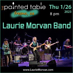 The Painted Table Event Center hosts the Laurie Morvan Band on January 26, 2023