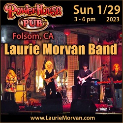 Laurie Morvan Band will be at Powerhouse Pub on Sunday, January 29, 2023