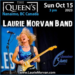 Laurie Morvan Band plays at the Queen's in Nanaimo, BC Canada on October 15, 2023.