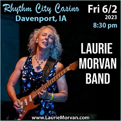 Rhythm City Casino Resort in Davenport, IA hosts the Laurie Morvan on June 2, 2023.