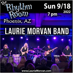 Laurie Morvan Band at Rhythm Room in Phoenix, AZ on Sunday September 18, 2022 at 7pm.
