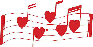 musical notes for valentines day