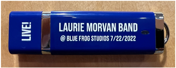 Laurie Morvan Band at Blue Frog Studios live show USB from 07/22/22